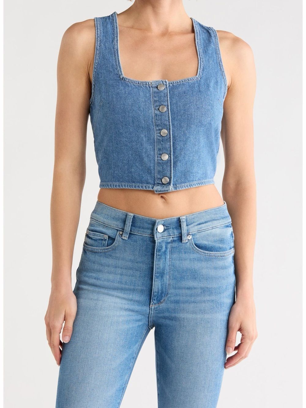 DL1961 Lizzie Denim Top Size Small